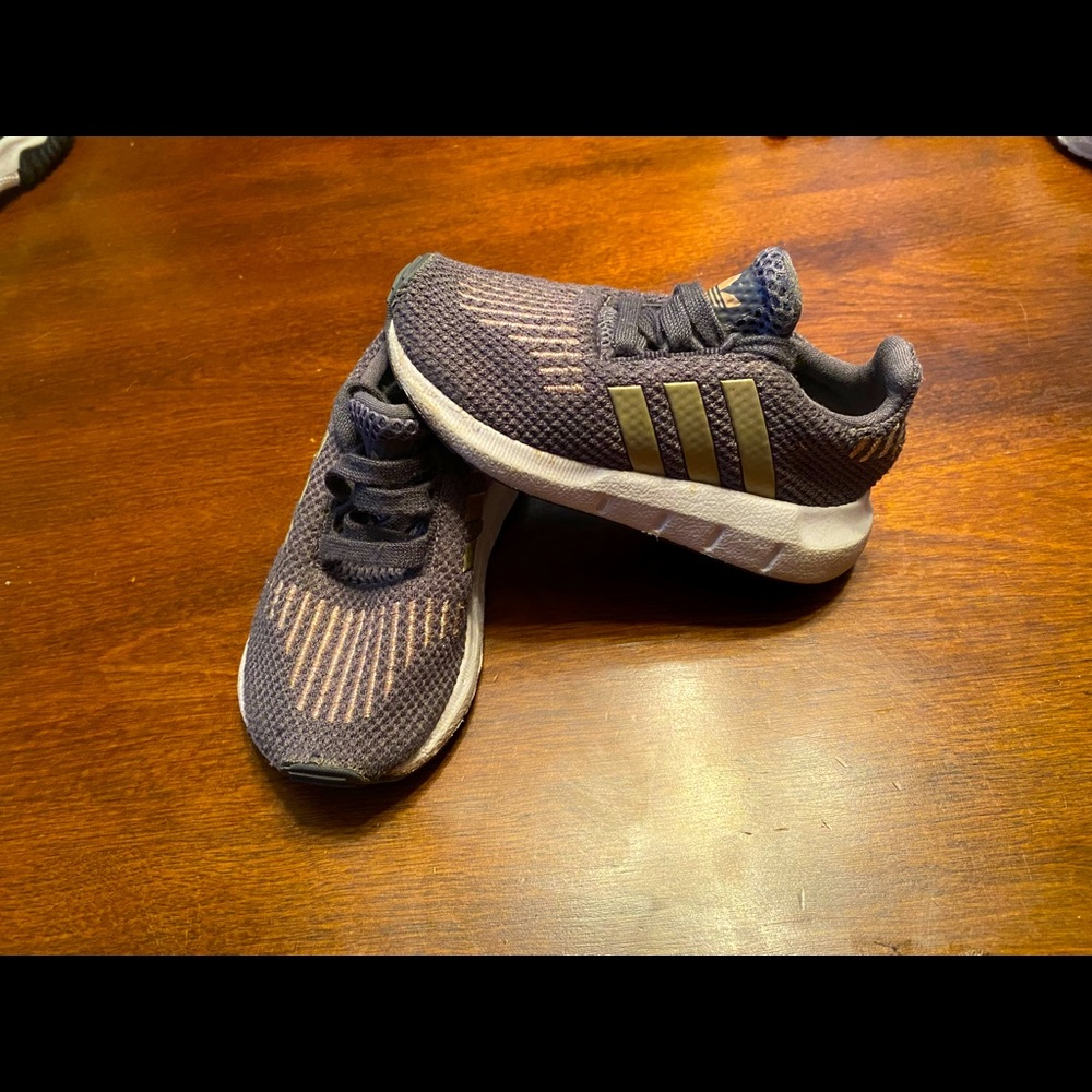 Adidas toddler size 6 grey shoes